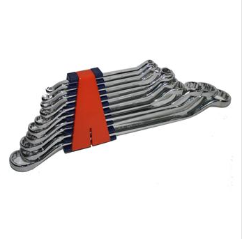 埃米頓10PCS 10件精拋平面雙頭梅花扳手組套（塑夾裝）