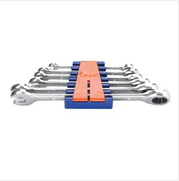 艾米頓8PCS 8件全拋光棘輪兩用扳手組套（塑夾裝）